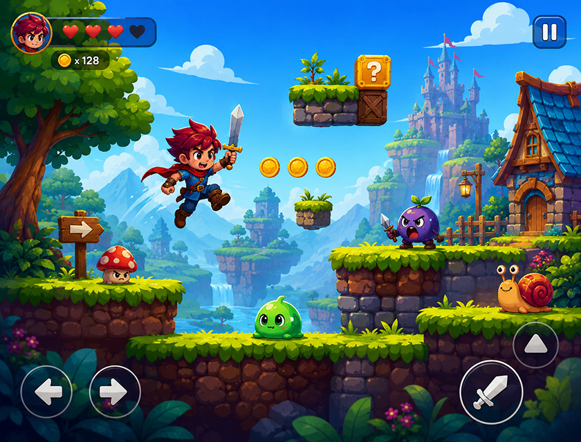 Realm of Echoes 2D Character Art and Animation