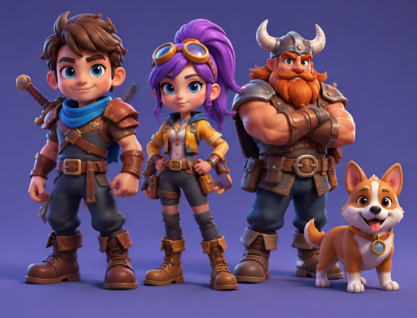 Ironhold 3D Character Design Fantasy RPG