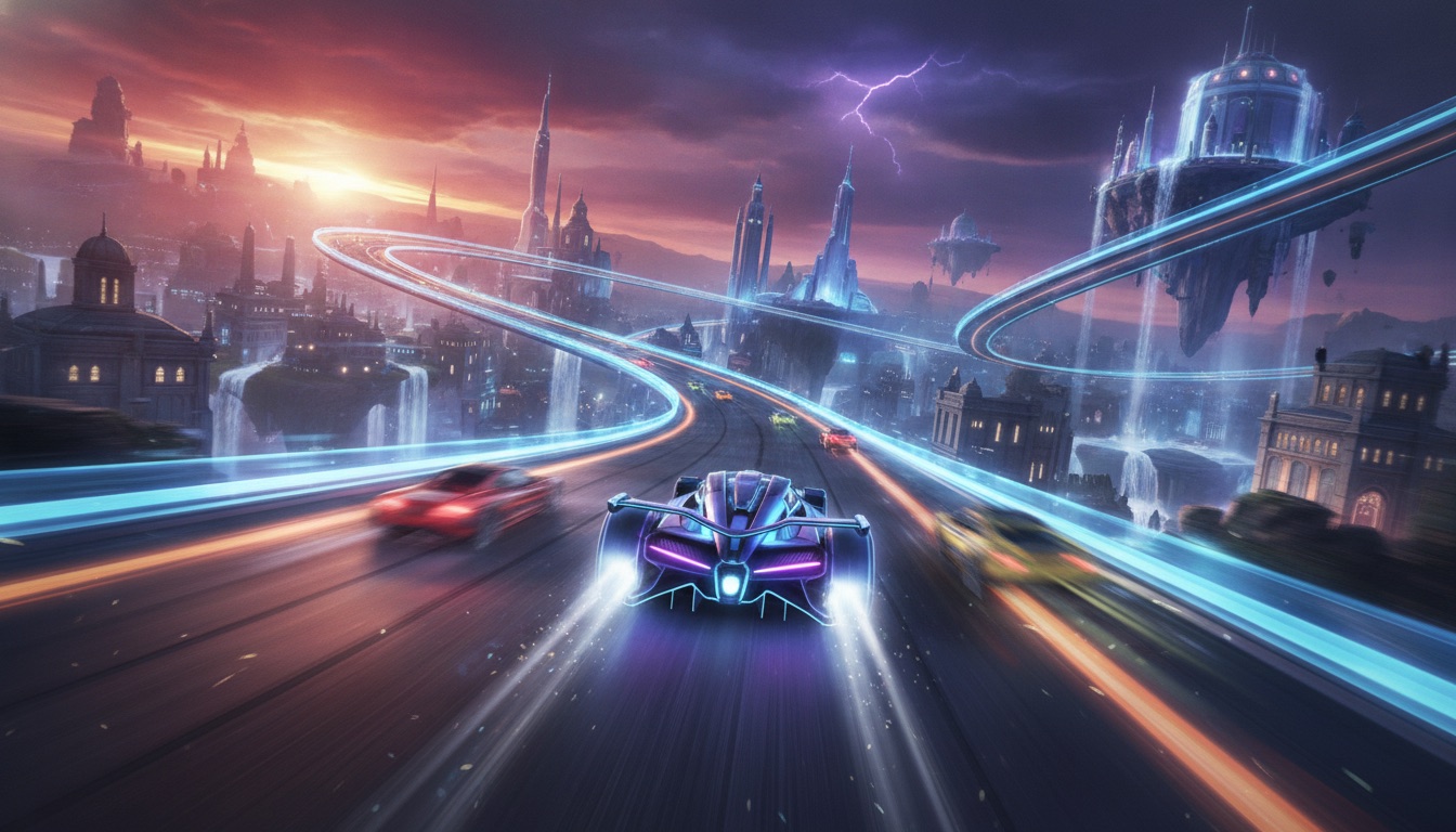 Racing game screenshot