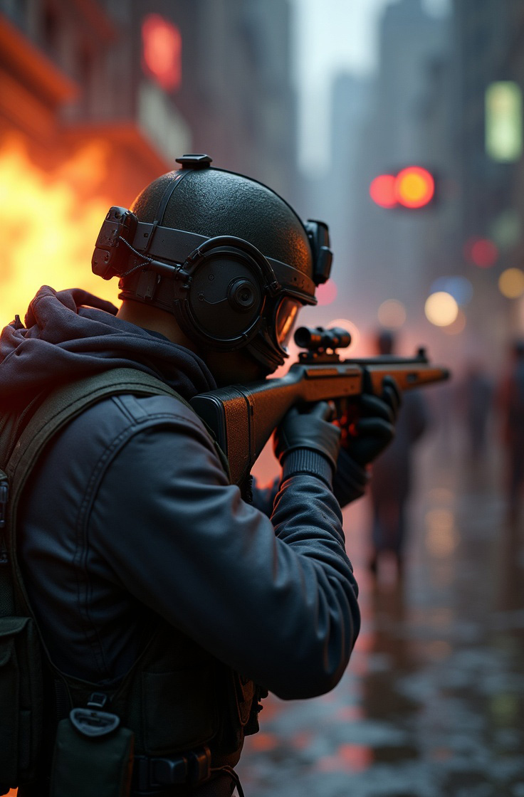 Nine Pixels portfolio — mobile shooter game